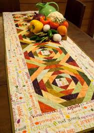 Cut Loose Press Eat Your Veggies Table Runner 18x58