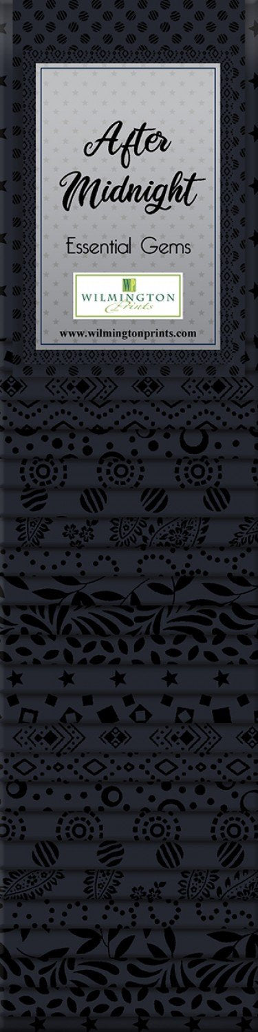 Wilmington After Midnight 40 2.5" Strips Karet Gems Jelly Roll