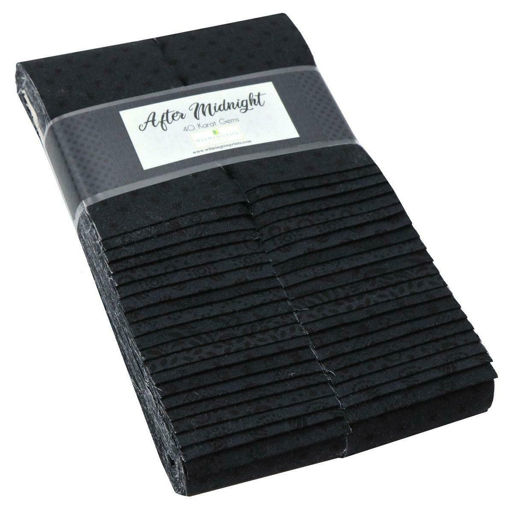 Wilmington After Midnight 40 2.5" Strips Karet Gems Jelly Roll