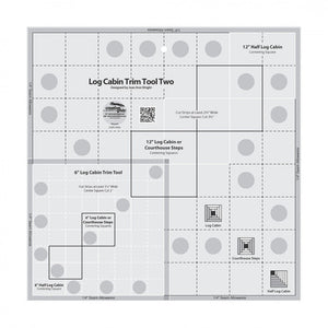 Creative Grids Log Cabin Trim Tool Two 6 or 12 Inch